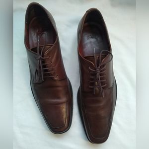 SOLD Hugo Boss Derby Leather Dress Shoes 10 D Excellent cond